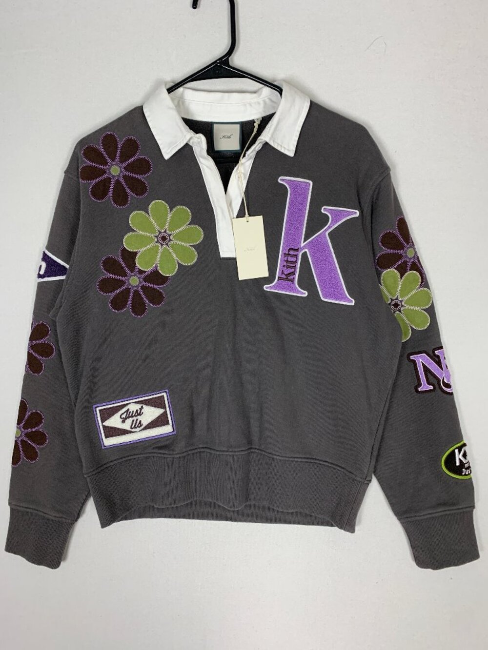 Kith Emery Floral Rugby Hematite